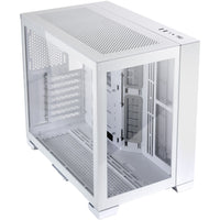 LIAN LI O11 Dynamic Mini Tempered Glass ATX 機箱 - Snow White