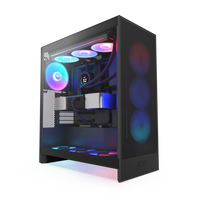 NZXT H7 Flow RGB ATX 機箱 - Matte Black 啞黑色