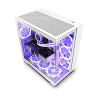 NZXT H9 Flow Dual-Chamber Air Flow 中塔機箱(白色)