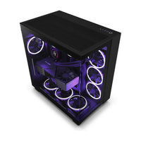 NZXT H9 Flow Dual-Chamber Air Flow 中塔機箱(黑色)