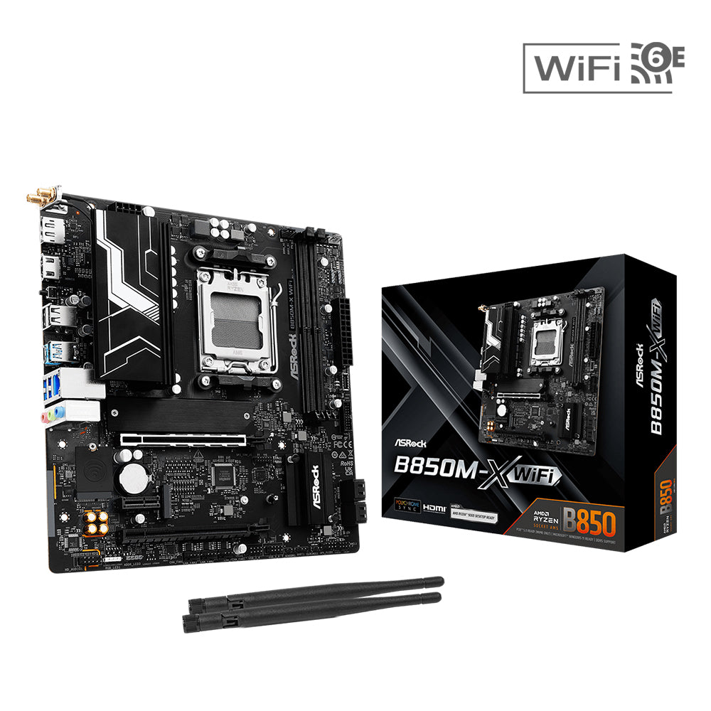 ASRock B850M-X WIFI mATX主機板(B850M-X WiFi)