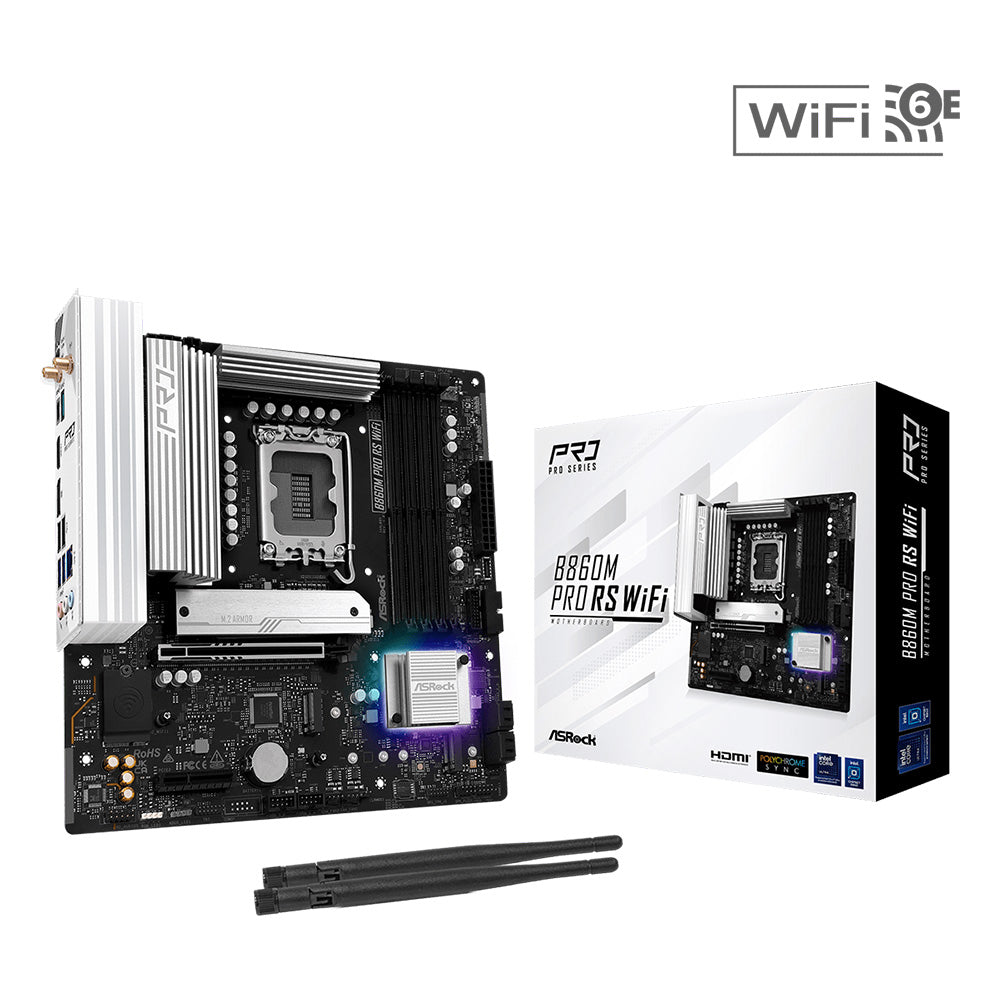 ASRock B860M Pro RS WiFi MATX主機板