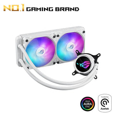 ASUS ROG STRIX LC III 水冷散熱器(白色-ARGB-240mm)