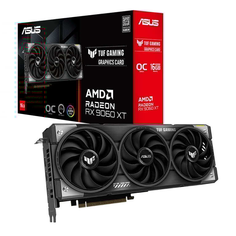 ASUS TUF Gaming AMD Radeon RX9060XT OC 16GB GDDR6 顯示卡