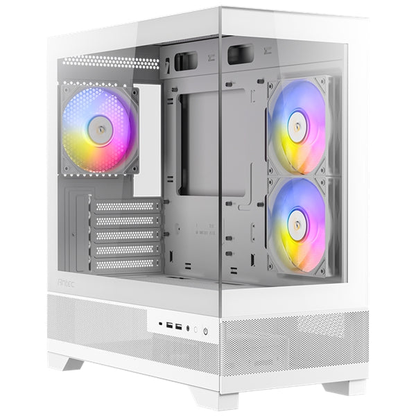 Antec CX500M ARGB Mid-Tower M-ATX Case (White)