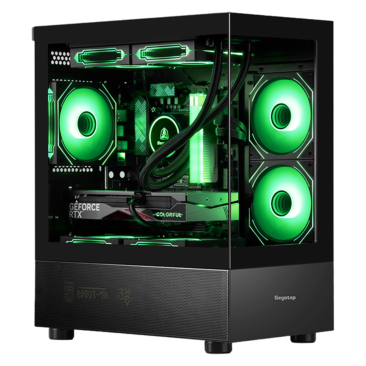 Segotep Endura 240S 無盡青春版海景 MATX (黑色)