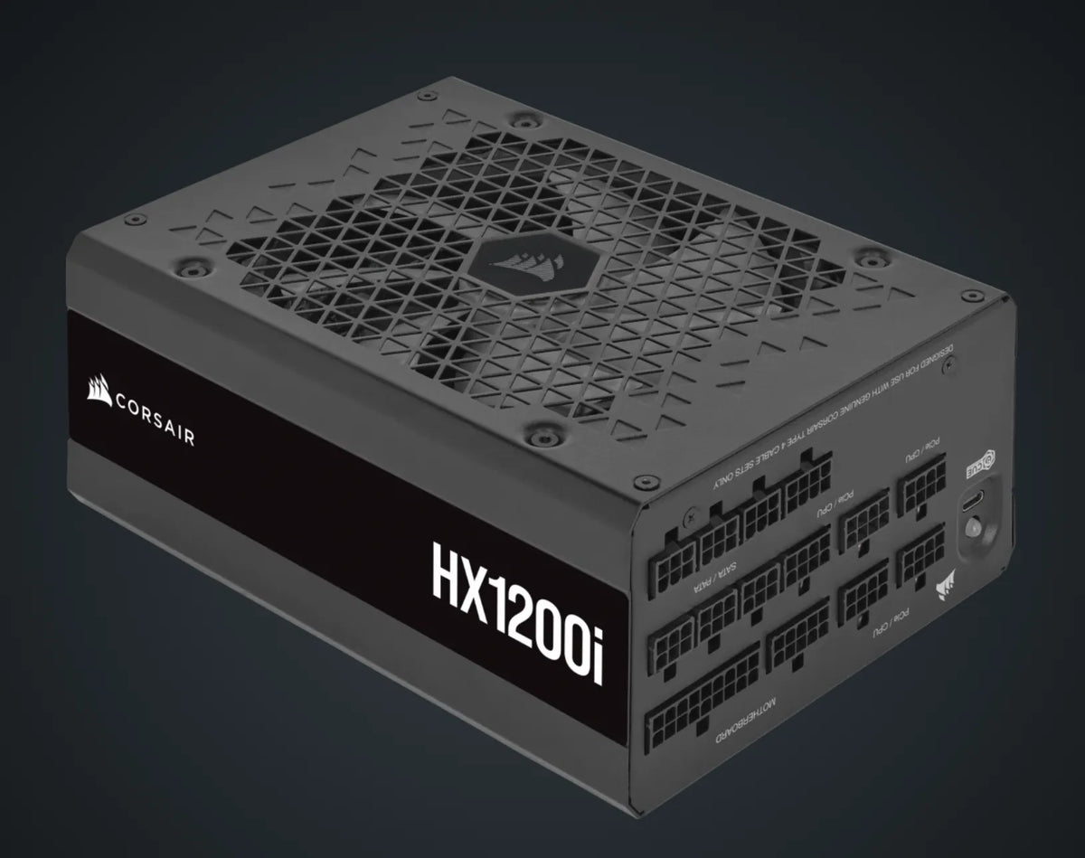 Corsair HX1200I-ATX3 1200W ATX3.1,PCIe5.1, 80PLUS Platinum Full Modular Power Supply (10yr warranty, CP-9020281)