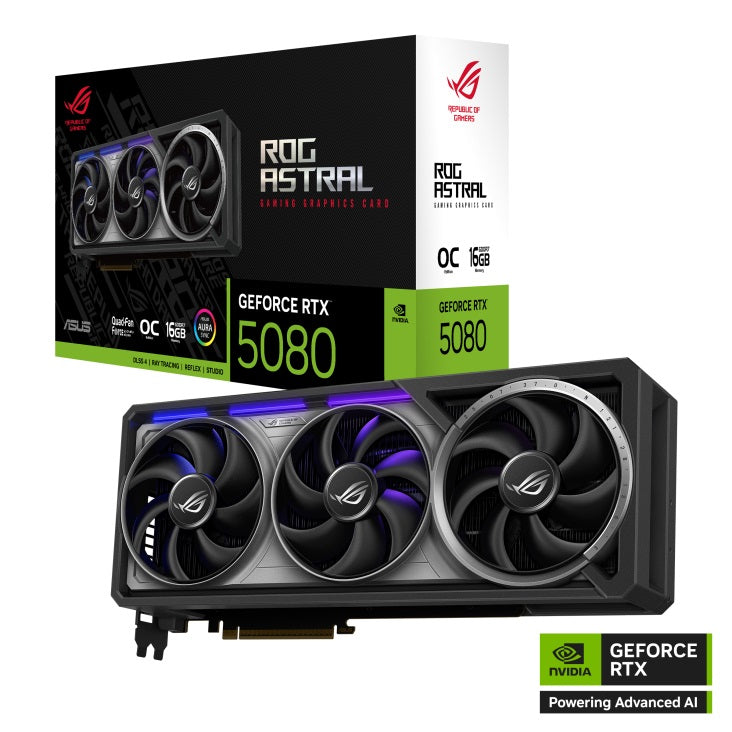 ASUS ROG Astral GeForce RTX5080 16GB GDDR7 OC Edition 顯示卡