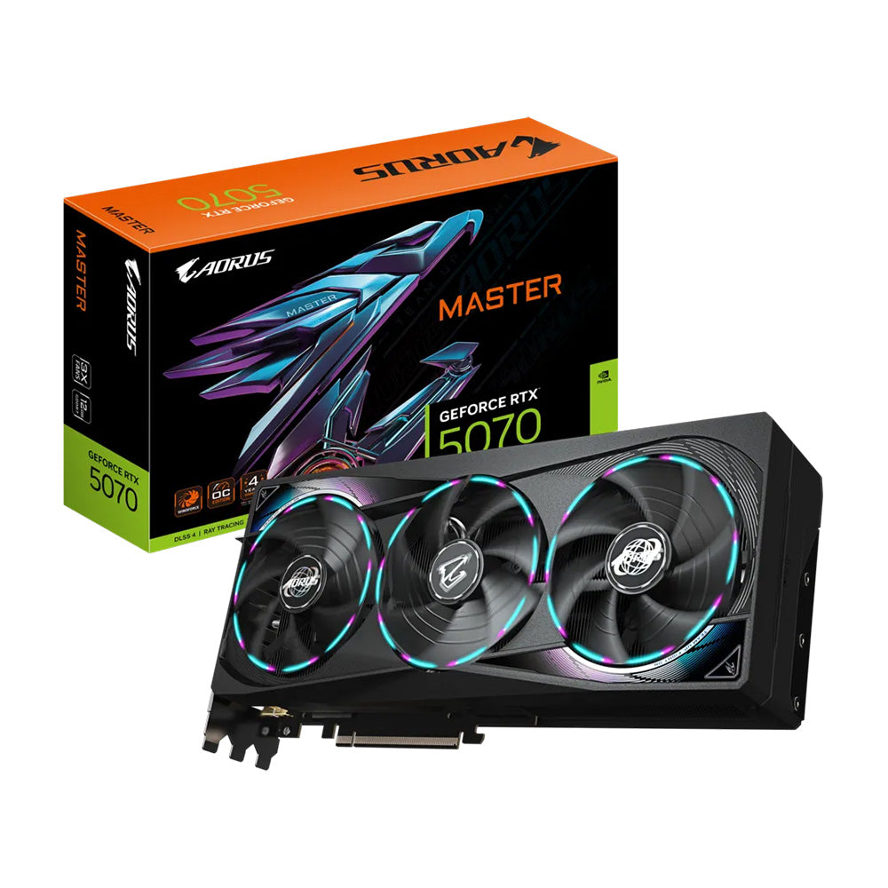 Gigabyte AORUS GeForce RTX5070 Master 12GB GDDR7 顯示卡