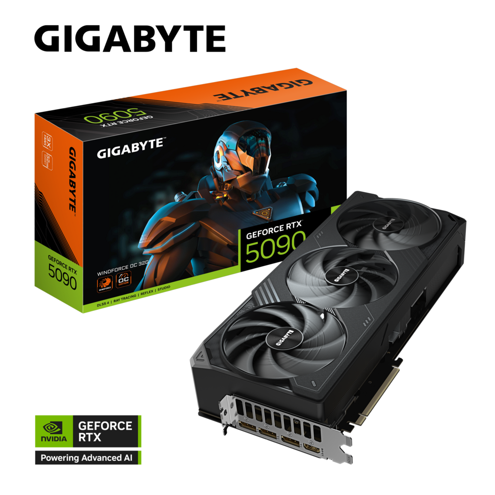 Gigabyte GeForce RTX 5090 WINDFORCE OC 32G 顯示卡