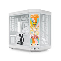 HYTE Y70 Mid-Tower 全景機箱(Touch Infinite LCD-雪白色)