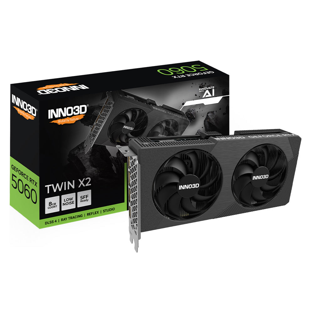INNO3D GeForce RTX5060 TWIN X2 8GB GDDR7 顯示卡