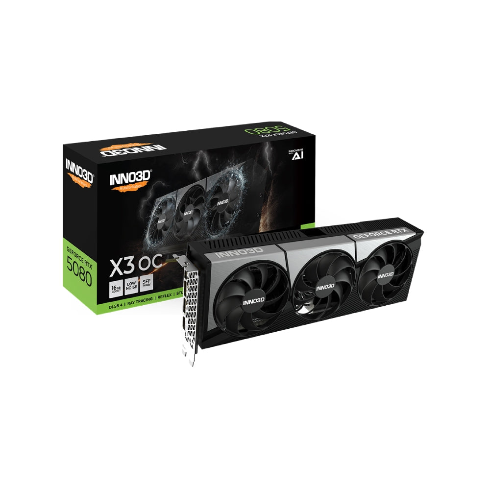 INNO3D GeForce RTX5080 X3 OC 16GB GDDR7 顯示卡