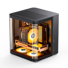 Jonsbo TK-1 星艦艙 Micro-ATX 機箱 - Black 黑色