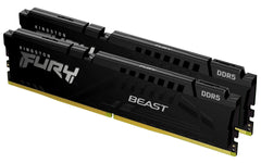 Kingston Fury Beast Black DDR5-6000Mhz 32GB*2 CL30 記憶體(KF560C30BBEK2-64)