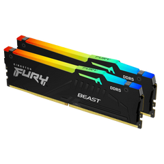 Kingston FURY Beast RGB DDR5 64GB (32GB x 2) 6000MHz CL36 - AMD EXPO + Intel XMP 3.0 (KF560C36BBE2K2-64)