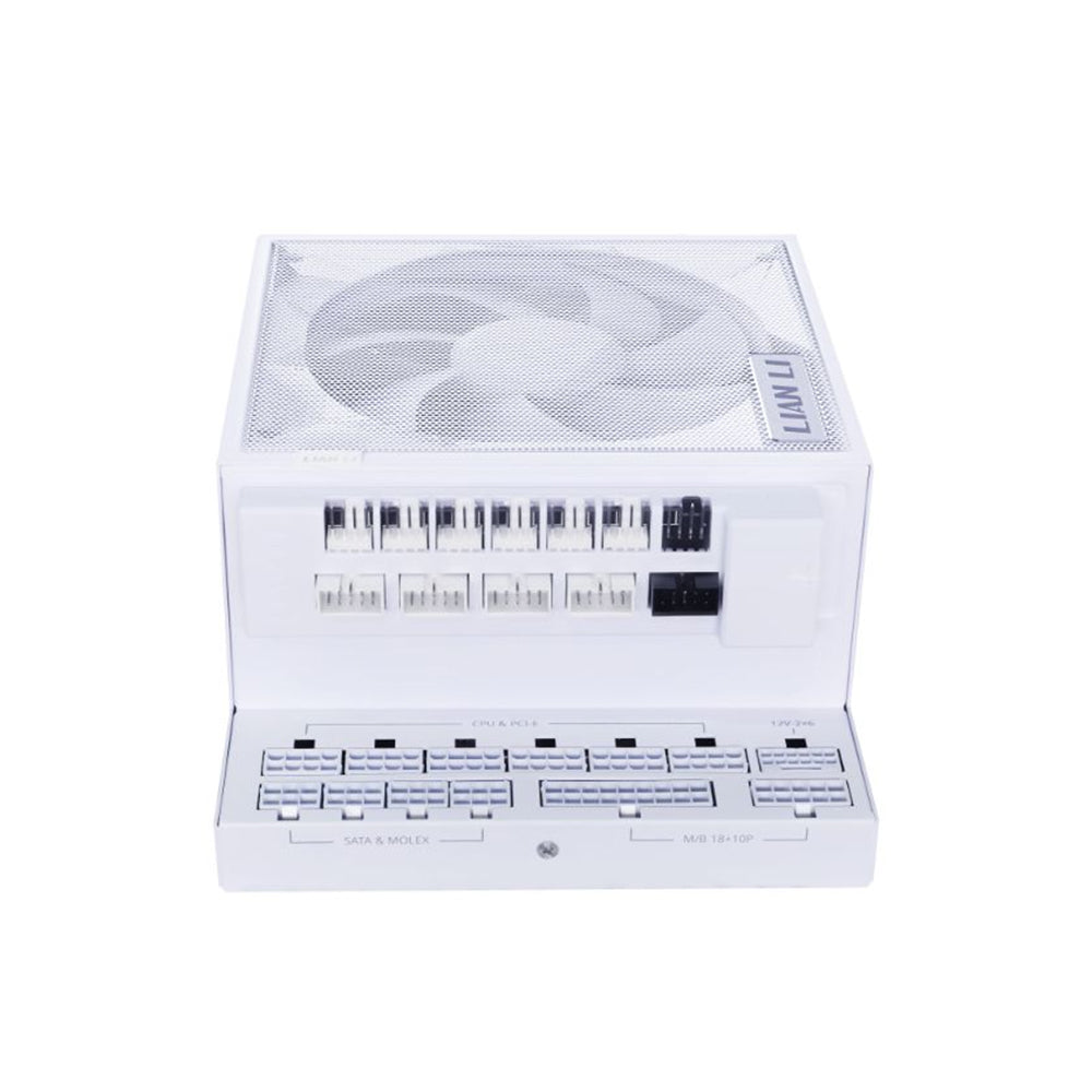 LIAN LI EDGE GOLD 80Plus ATX3.1 金牌L形全模組電源供應器(1200W-白色)