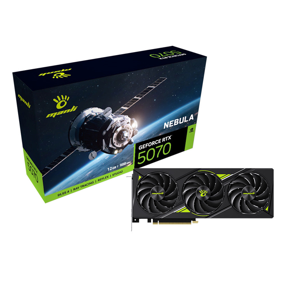 MANLI GeForce RTX5070 NEBULA X3 12GB GDDR7 顯示卡