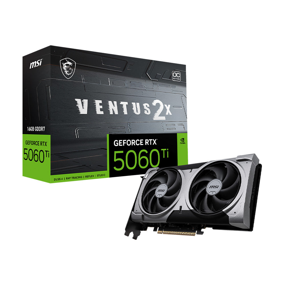 MSI GeForce RTX5060Ti VENTUS 2X PLUS 16GB GDDR7 顯示卡