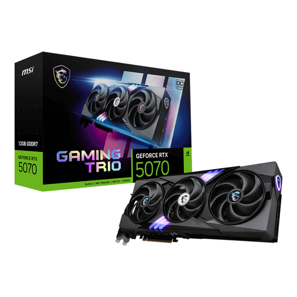 MSI GeForce RTX5070 GAMING TRIO OC 12GB GDDR7 顯示卡