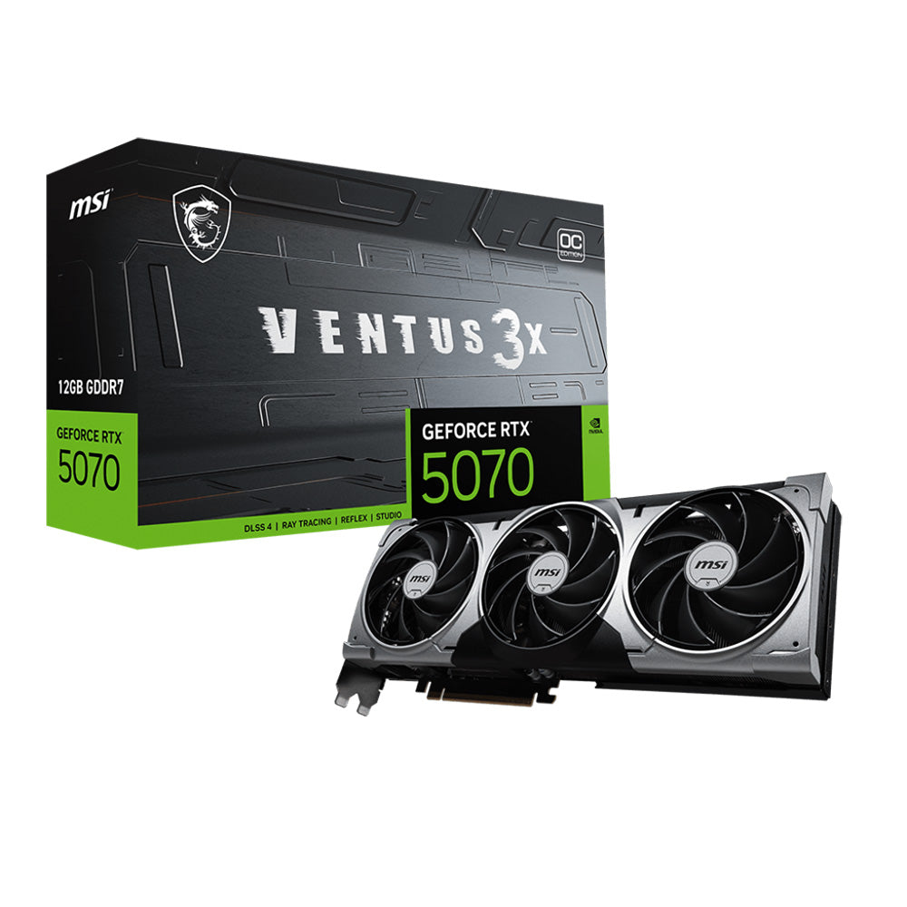 MSI GeForce RTX5070 VENTUS 3X OC 12GB GDDR7 顯示卡