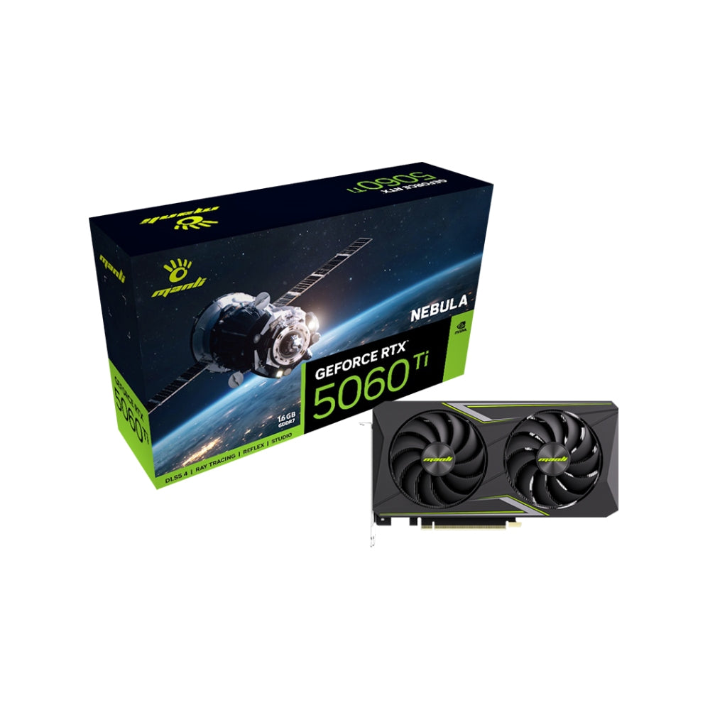 Manli GeForce RTX5060Ti NEBULA X2 16GB GDDR7 顯示卡
