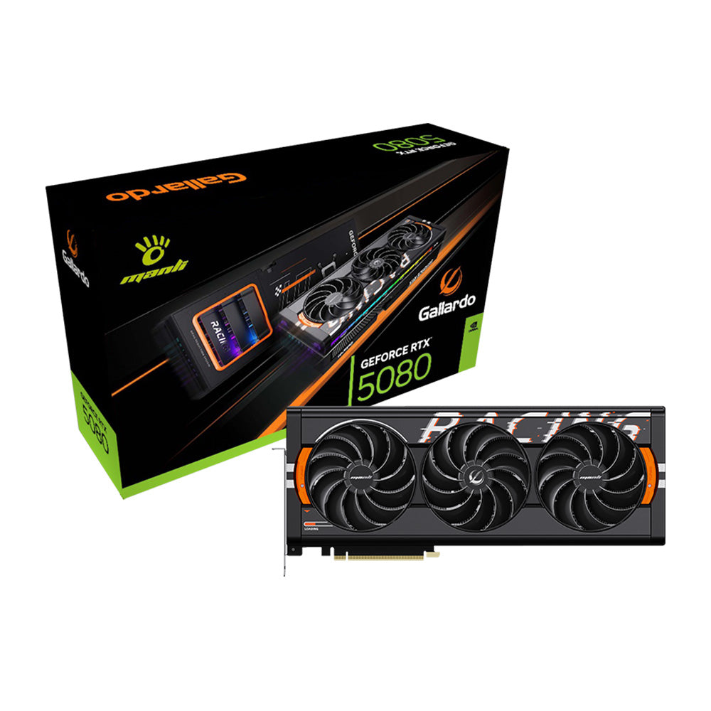 Manli GeForce RTX5080 GALLARDO X3 OC 16GB GDDR7 顯示卡