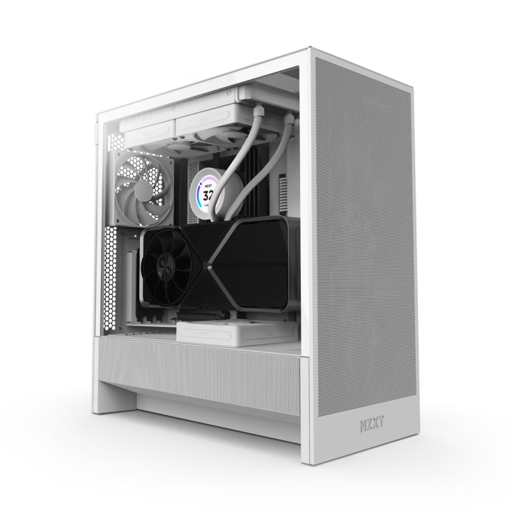 NZXT H5 Flow ATX 機箱 - White 白色