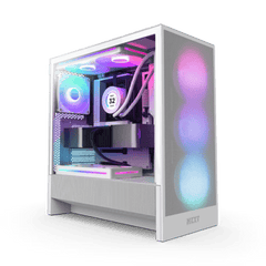 NZXT H5 Flow RGB ATX 機箱 - White 白色