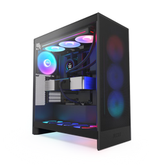 NZXT H7 Flow RGB ATX 機箱 - Matte Black 啞黑色