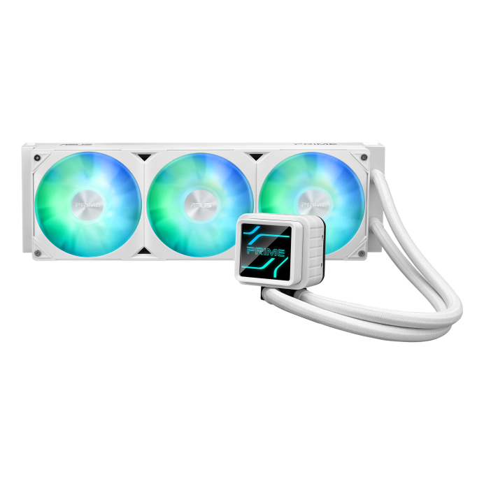 ASUS PRIME LC 水冷散熱器(白色-ARGB-360mm)