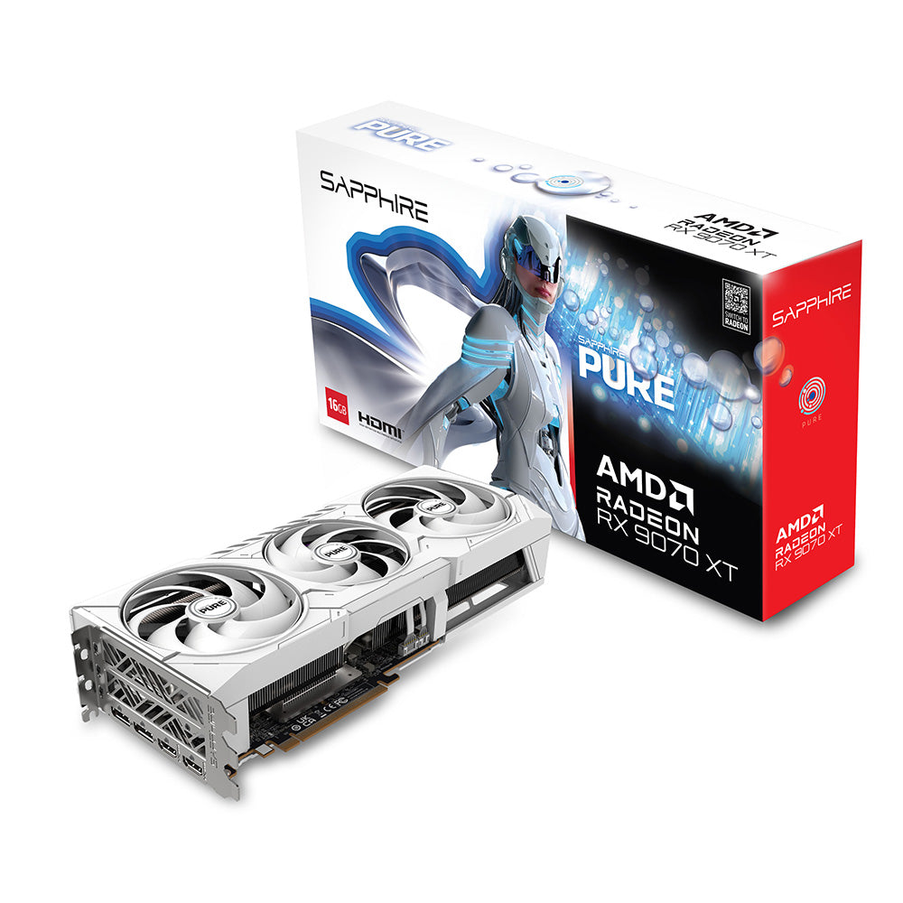 SAPPHIRE PURE AMD RADEON RX9070XT 16GB GDDR6 顯示卡