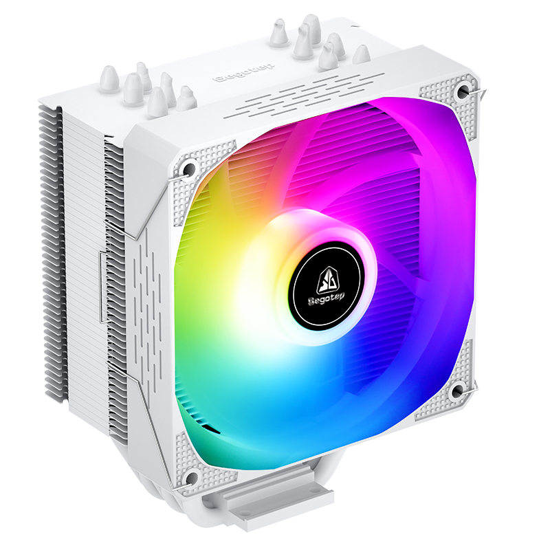 Segotep Frozen Tower T6 單塔單ARGB風扇風冷 (白色 White)