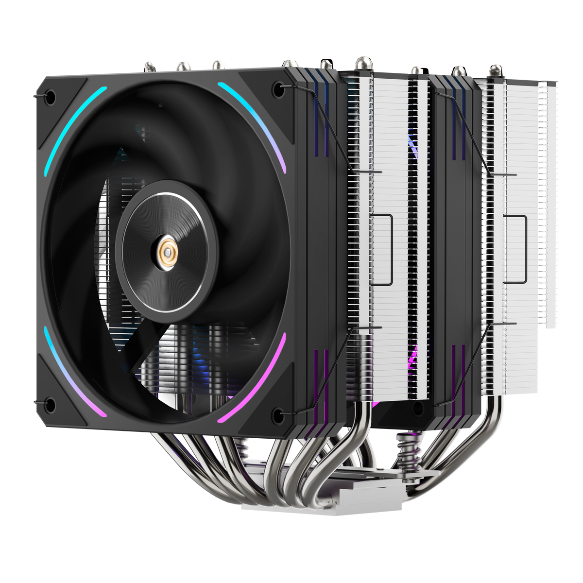 Segotep MU HT6 雙塔雙ARGB風扇風冷 (黑色 black)