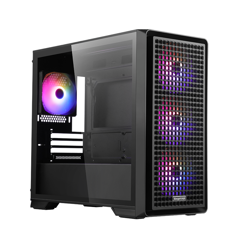 Radiant 魔方300 MATX (黑色)