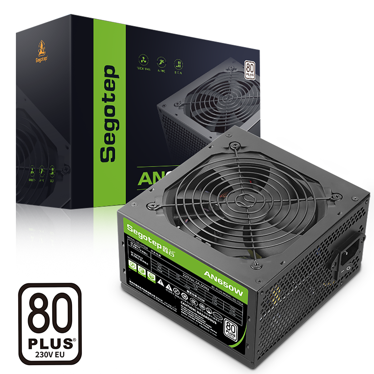 Segotep 鑫谷 650W 80Plus AN650W