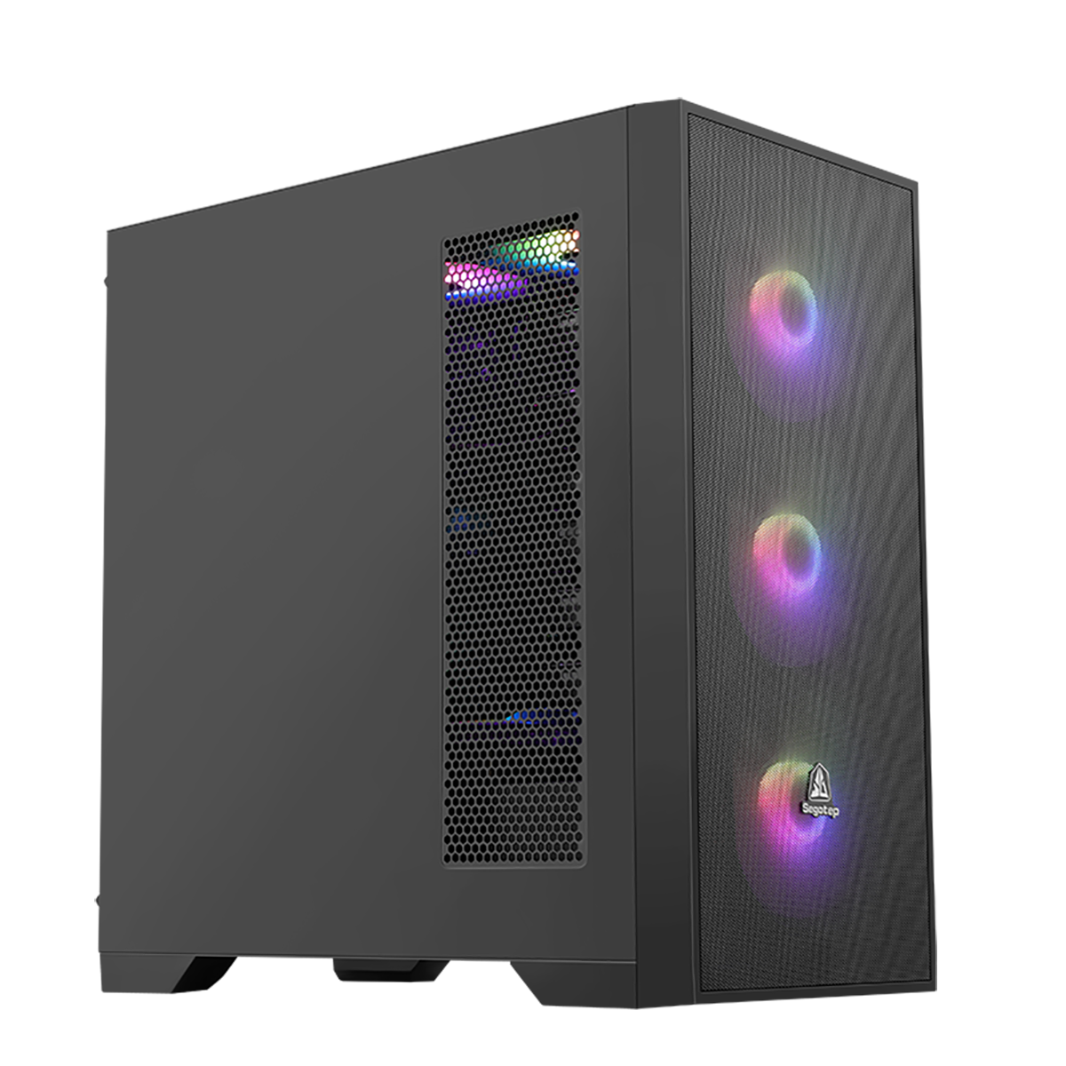 Segotep Aeris CS1 ATX 黑色工作站機箱