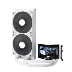 TRYX PANORAMA 240 無光 L形屏幕 水冷散熱器(白色-無光)