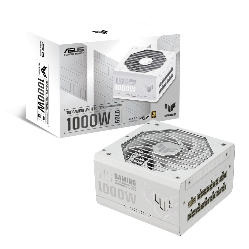 ASUS TUF Gaming PSU 電源供應器(白色-1000W-80+ Gold-ATX3.0)
