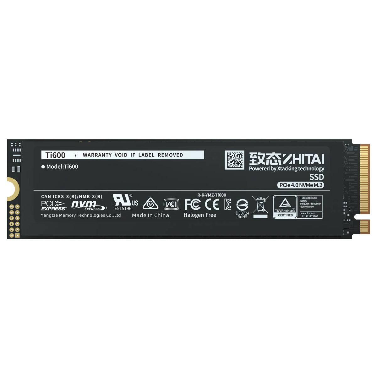 ZHITAI Ti600 PCIe 4.0 x 4 NVMe 2.0 M.2 SSD 1TB