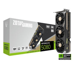 ZOTAC GAMING GeForce RTX5080 SOLID OC 16GB GDDR7 顯示卡